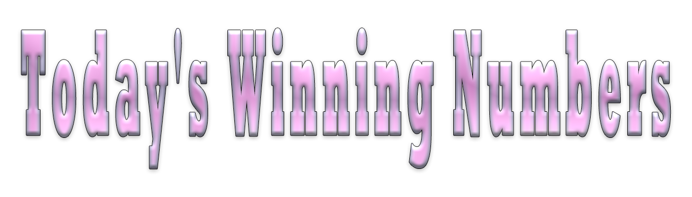 Today's Winning Numbers